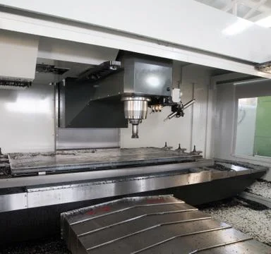 Cnc (computer numeric controlled) milling machine Stock Photos