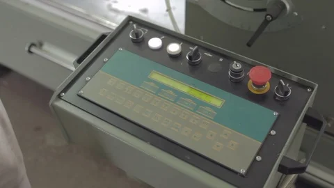 Cnc console operating Stock Footage 70194567