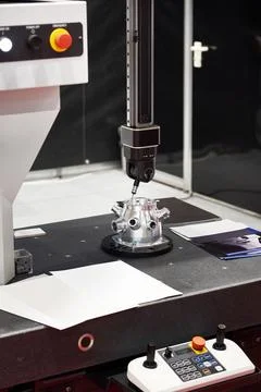 CNC coordinate measuring machine Stock Photos