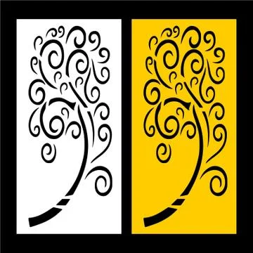 CNC cutting pattern jalli vector Illustrazione stock