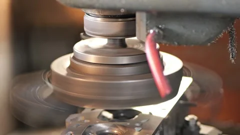 CNC Cylinder Head Surface Grinding Machining Process EU 動画素材 334078734