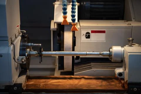 CNC cylindrical grinding machine Stock Photos