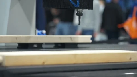 CNC Drilling Machine in Action – Precision Machining Technology Stock Footage 292866729