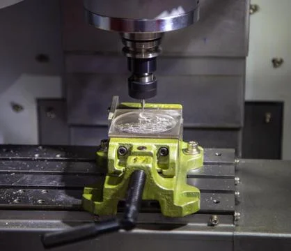 CNC engraving machine Stock Photos