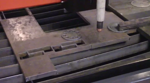 CNC industrial machine Video stock 50387940