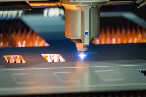 CNC Laser Cutter Stock Photos