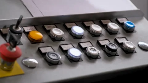 Cnc Laser Cutting Machine Working with Sheet Metal with Sparks 動画素材 199423190