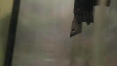 CNC lathe 1 Vídeo Stock 10685173