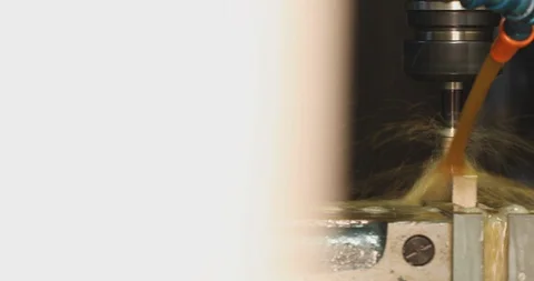 CNC Lathe working Video stock 92709194