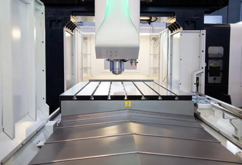 CNC machine center Stock Photos