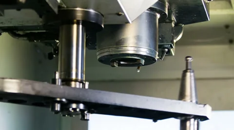 CNC Machine change the tool Stock Footage 54069079