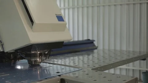 Cnc Machine Metal Cutter Stock Footage 69857623