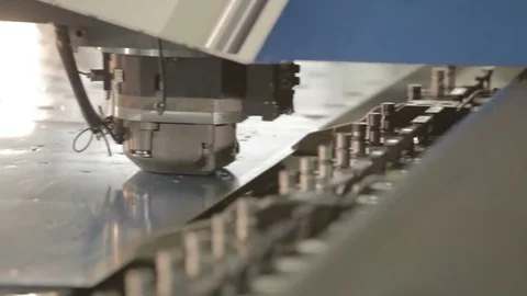Cnc Machine Metal Cutter Stock Footage 69858074