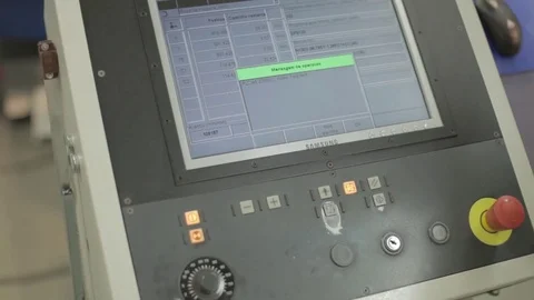 Cnc Machine Metal Cutter Stock Footage 69858171