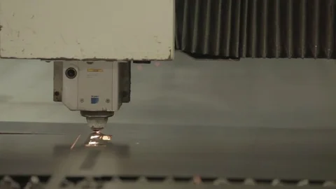 Cnc Machine Metal Cutter Stock Footage 69858267