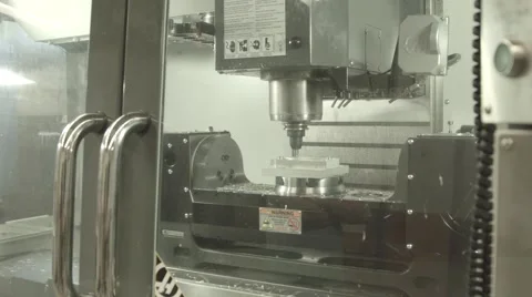 CNC Machine Mills Part 스톡 동영상 62927322