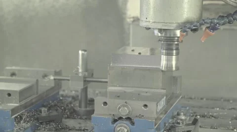 CNC Machine Mills Part 스톡 동영상 62927493