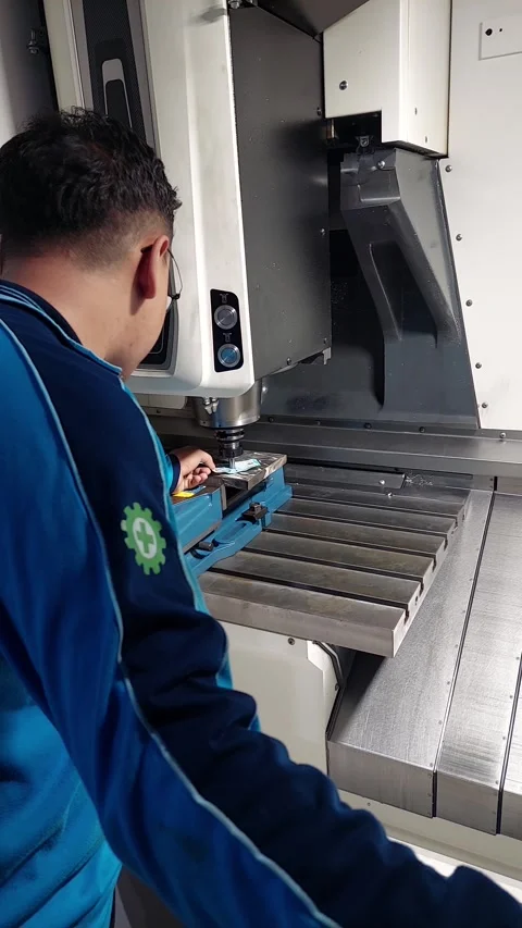 Cnc machine operator Stock Footage 287499338