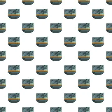 Cnc machine pattern for manufacturing and industrial design 库存插图
