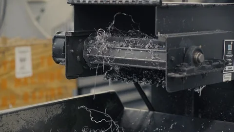 CNC Machine scrap Stock-Footage 103335708