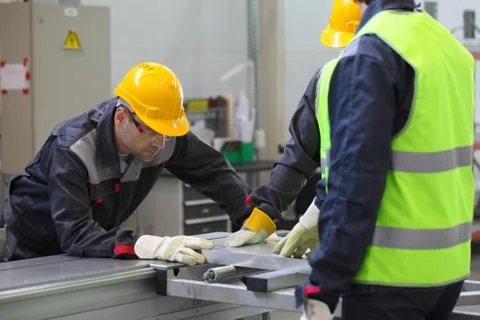 CNC machine shop Stock Photos