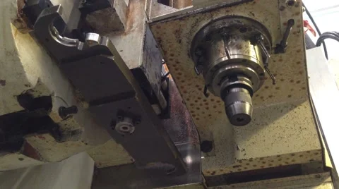 Cnc machine tese runing Stock Footage 46894981