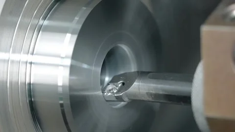 CNC Machine Tool Grinding Precision Mold Surface Stock Footage 340512499