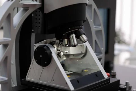 CNC machine tool inspection Stock Photos