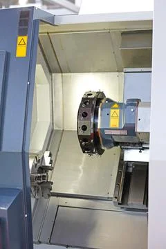 CNC Machine Tool Turret Stock Photos