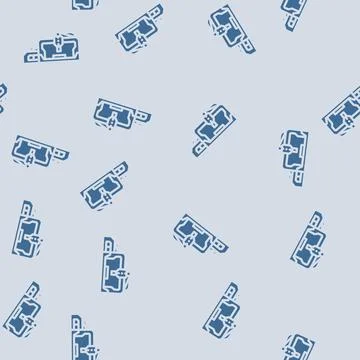 Cnc machine tool work glyph vector seamless pattern Stock Illustration