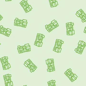 Cnc machine tool work line seamless pattern Stock Illustration