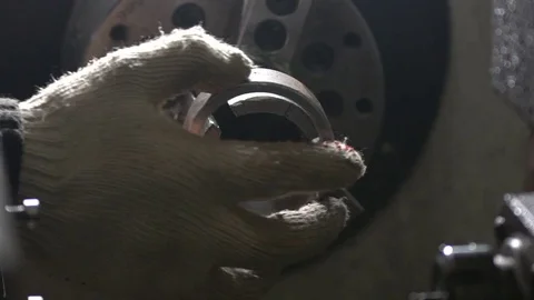 CNC machine work Stock Footage 70906338