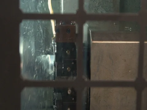 CNC machine work Stock Footage 70913684