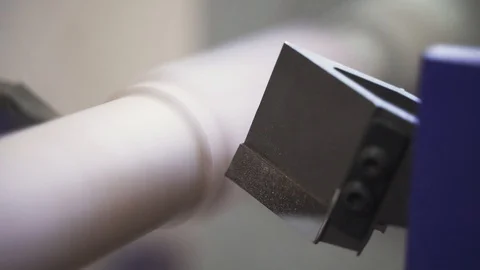 Cnc machine work Stock Footage 128369821