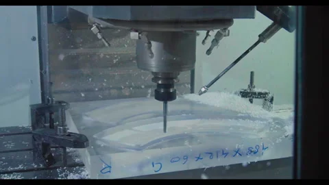 CNC machining, 3D printing Stock-Footage 153405744