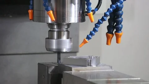 CNC machining center 库存影片 90104412