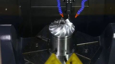 CNC machining center Stock Footage 90104482