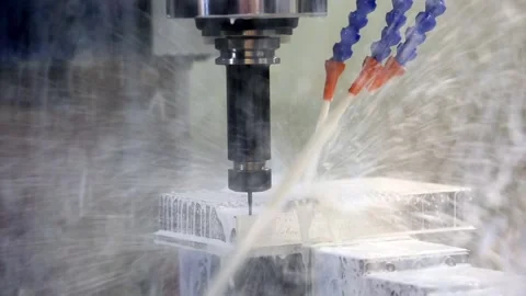 CNC machining center 库存影片 90104521