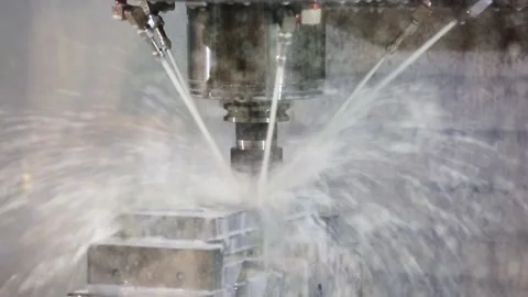 CNC machining center 库存影片 90749525