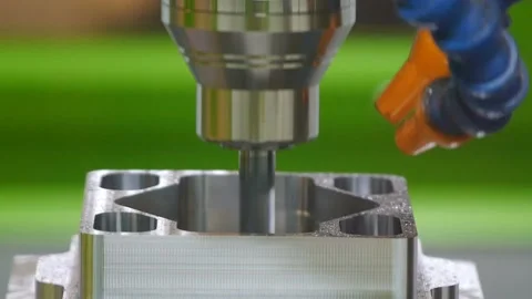 CNC machining center for metal processing Stock Footage 101550655