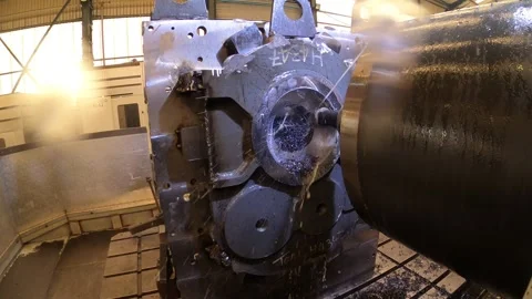 CNC machining Circular interpolation 動画素材 246962794