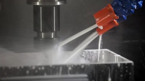 CNC metal processing machine Stock Footage 64755209