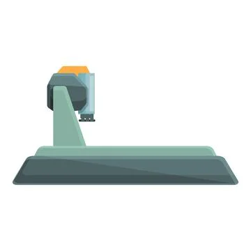 Cnc mill icon cartoon . Machine equipment Stock Illustration