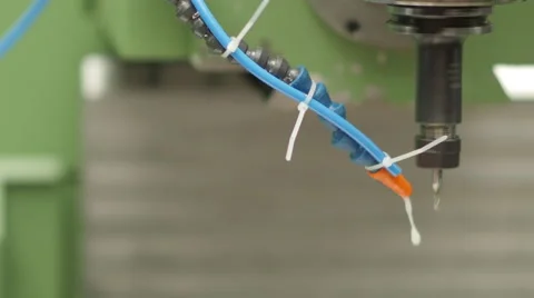 Cnc Milling Machine Stockbeeldmateriaal 63421346