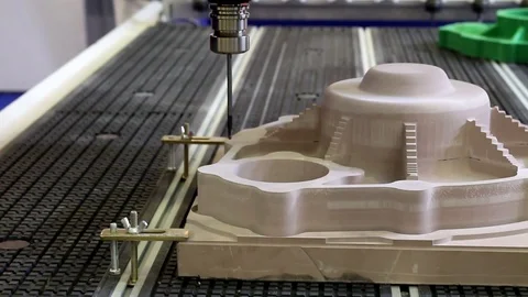 CNC milling machine. Stock Footage 108043349