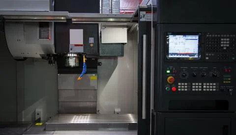 CNC milling machine Stock Photos