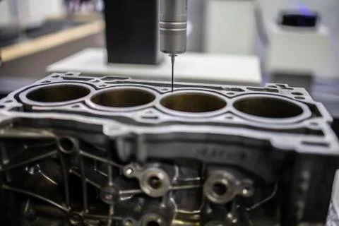 Cnc milling machine. Processing and laser cutting for metal in the industrial Foto stock