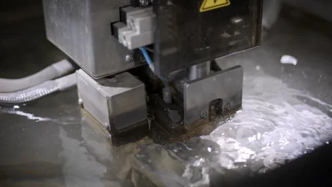 CNC milling machine for sheets aluminium, wood, acryl Stock Footage 259613425