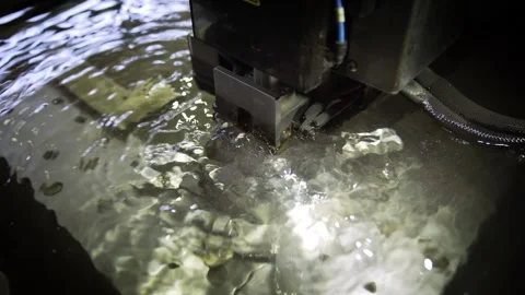 CNC milling machine for sheets aluminium, wood, acrylic Stock Footage 259613670