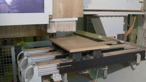 CNC milling machine at work Stock Footage 70708394